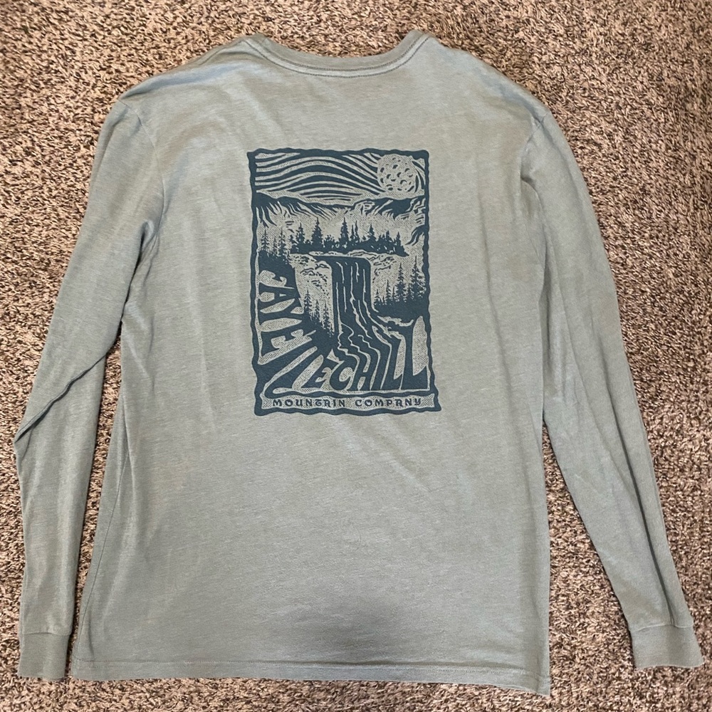 Green Longsleeve Fayettechill Shirt, Size M